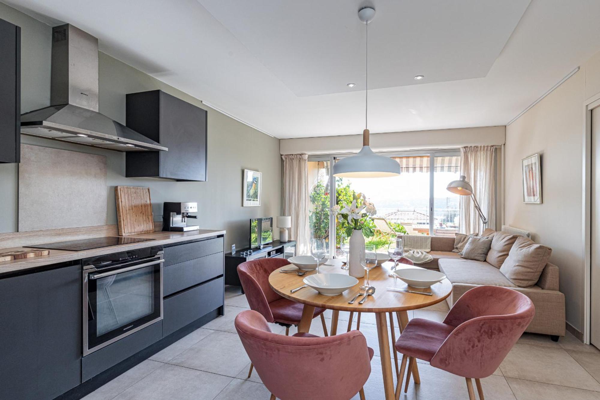 2 Bdr Villefranche-Sur-Mer Sea View Parking And Swimming Pool Bagian luar foto