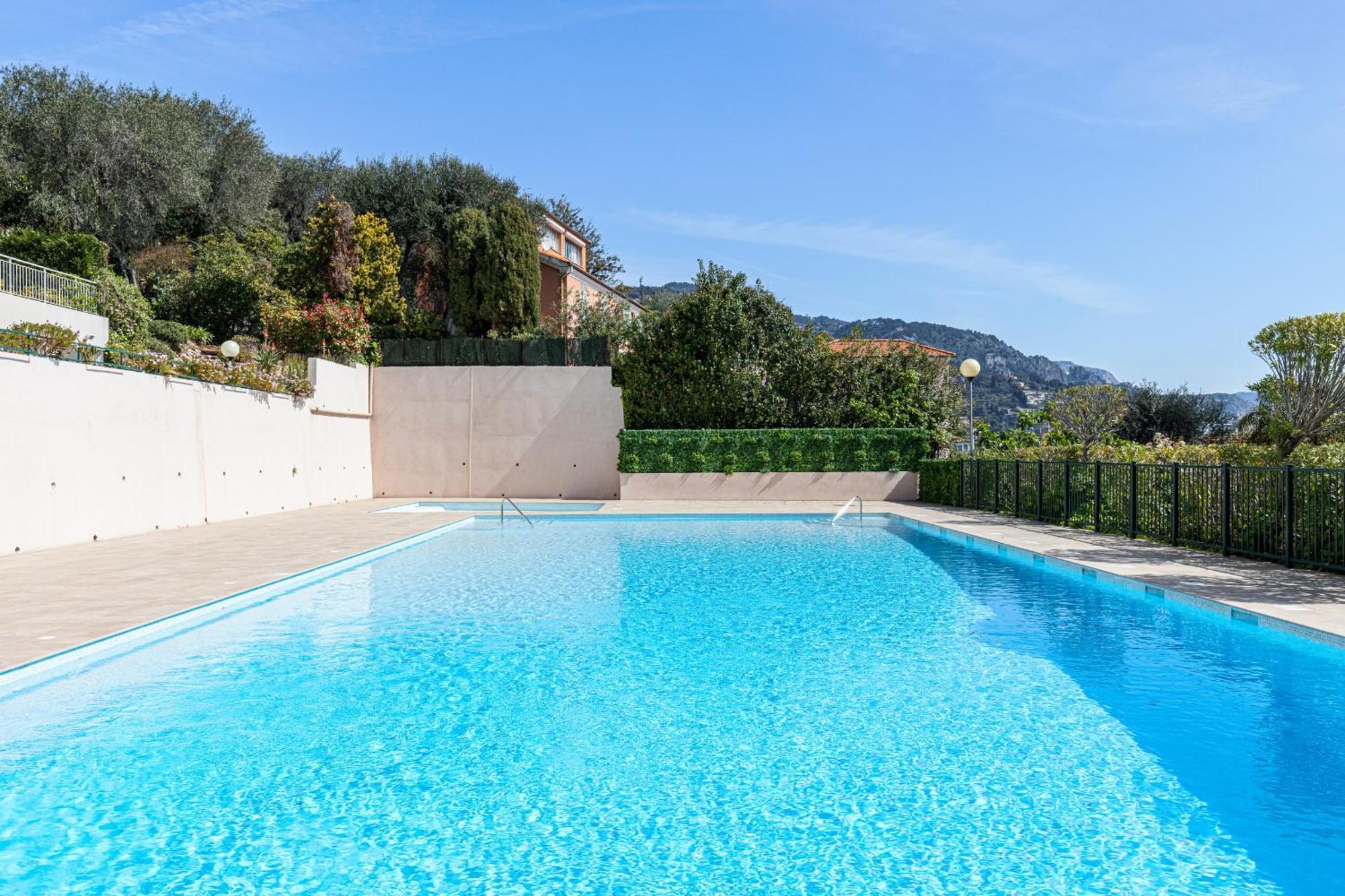 2 Bdr Villefranche-Sur-Mer Sea View Parking And Swimming Pool Bagian luar foto